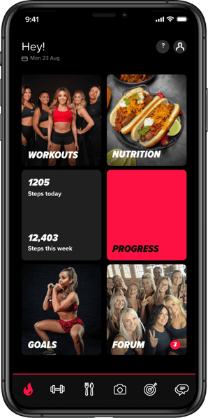 Home And Gym Workouts App Courtney Black Fitness App 